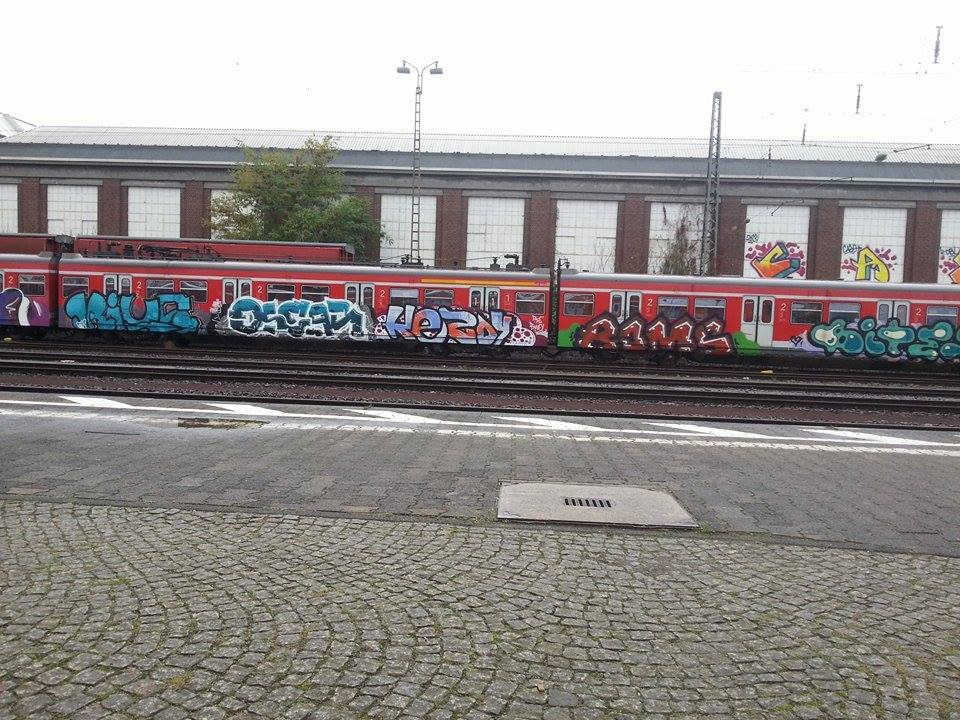Graffiti Train in Frankfurt - Photo by Chintz - Frankfurt (2014)