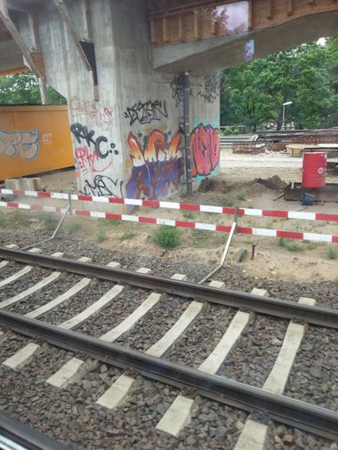 Graffiti Wall in Mainz - Photo by Chintz - Mainz, Hbf