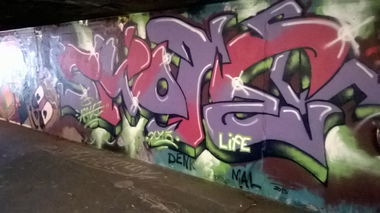 Graffiti Wall in Wiesbaden - Photo by Chintz - Meeting, of, Styles (2015)