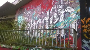 Graffiti Wall in Wiesbaden - Photo by Chintz - Meeting, of, Styles (2015)