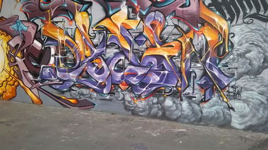 Graffiti Wall in Wiesbaden - Photo by Chintz - Meeting, of, Styles (2015)