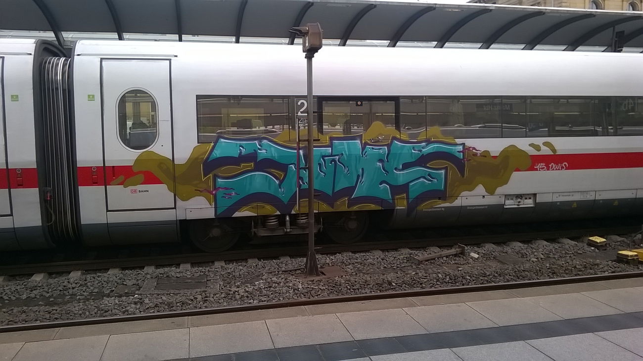 Graffiti in Mainz - Photo by Chintz - ICE, Mainz, Hbf (2015)
