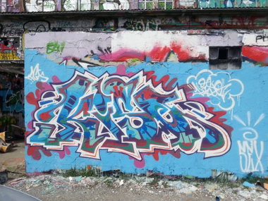 Graffiti Wall in Wiesbaden - Photo by Chintz - Schlachthof, Wiesbaden (2015)