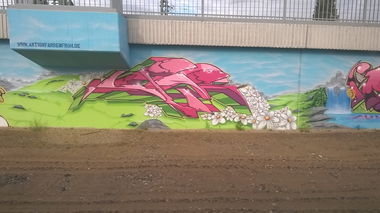 Graffiti Wall in Mainz - Photo by Chintz (2015)