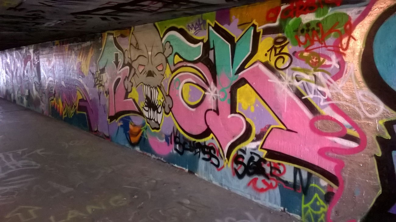 Graffiti Wall in Wiesbaden - Photo by Chintz - Meeting, of, Styles (2015)