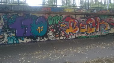 Graffiti Wall in Wiesbaden - Photo by Chintz (2015)
