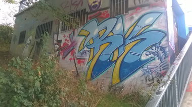 Graffiti Wall in Wiesbaden - Photo by Chintz - Meeting, of, Styles (2015)