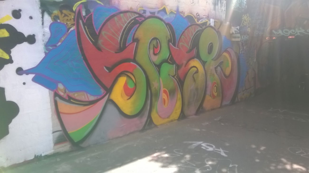 Graffiti Wall in Wiesbaden - Photo by Chintz - Meeting, of, Styles (2015)