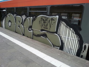 Graffiti Train - Photo by Chintz - OBCS (2015)