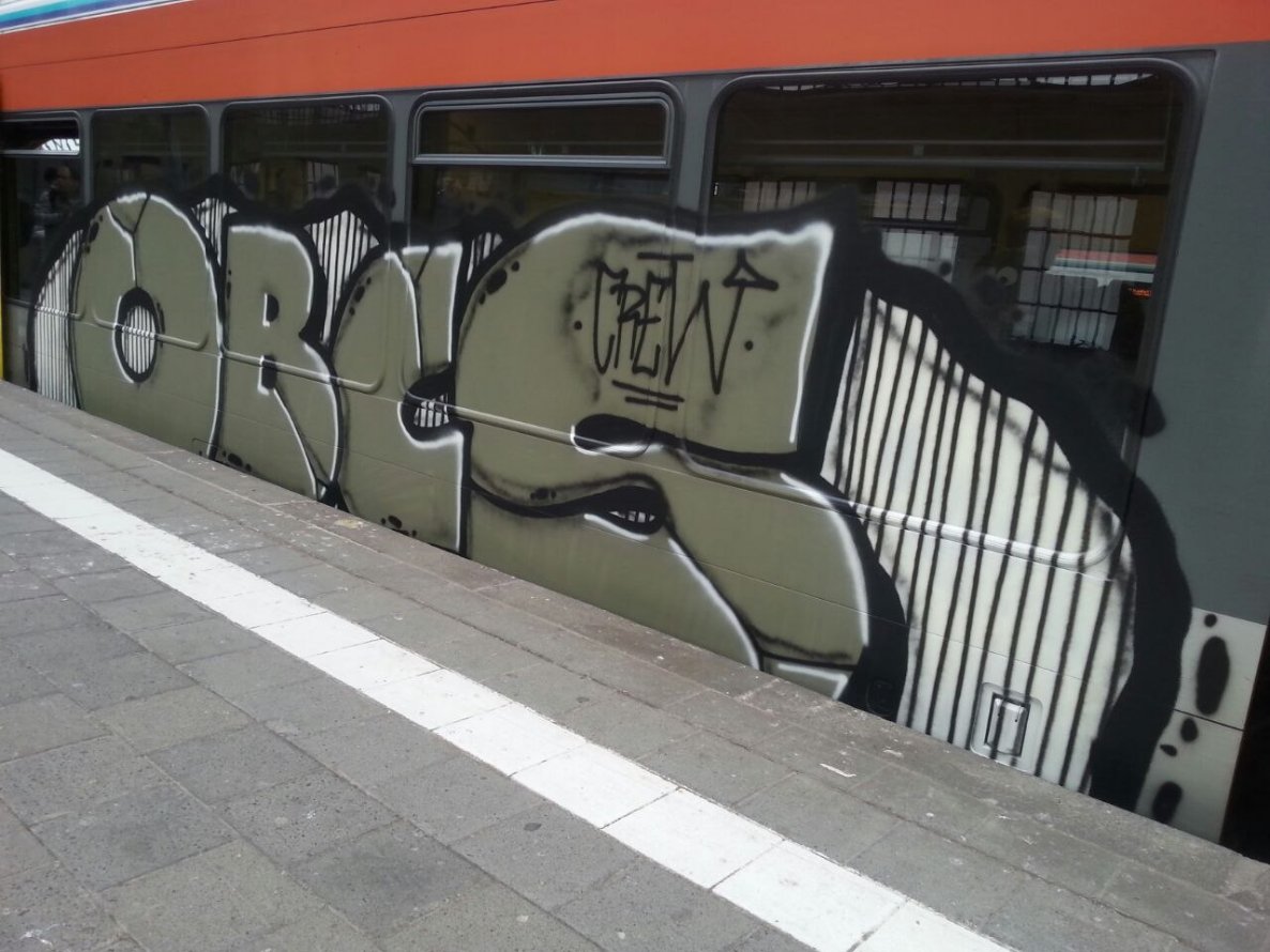 Graffiti Train - Photo by Chintz - OBCS (2015)