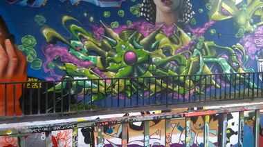 Graffiti Wall in Wiesbaden - Photo by Chintz - Meeting, of, Styles (2015)