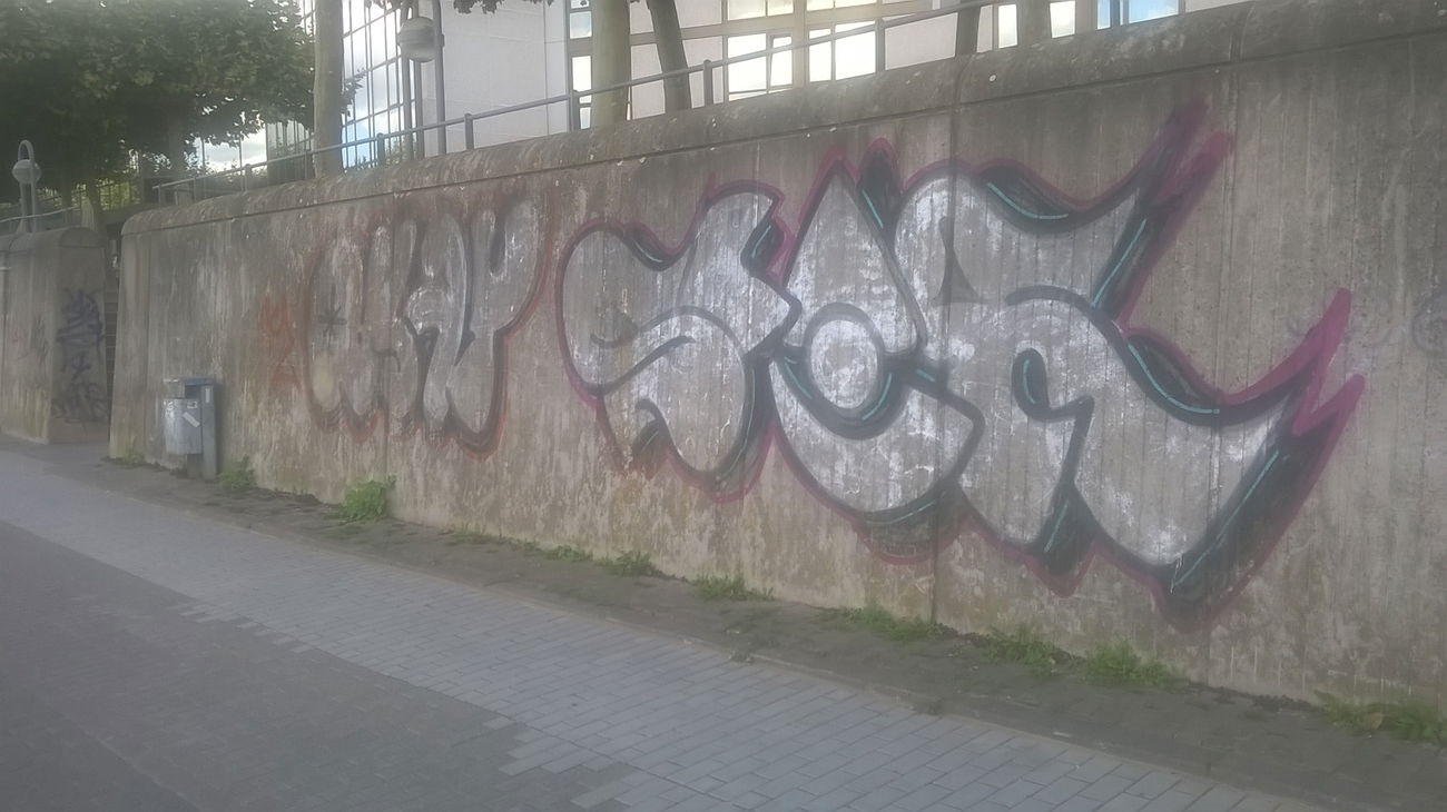Graffiti Bombing in Mainz - Photo by Chintz