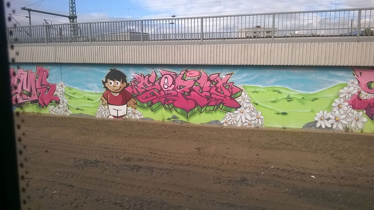 Graffiti Wall in Mainz - Photo by Chintz (2015)