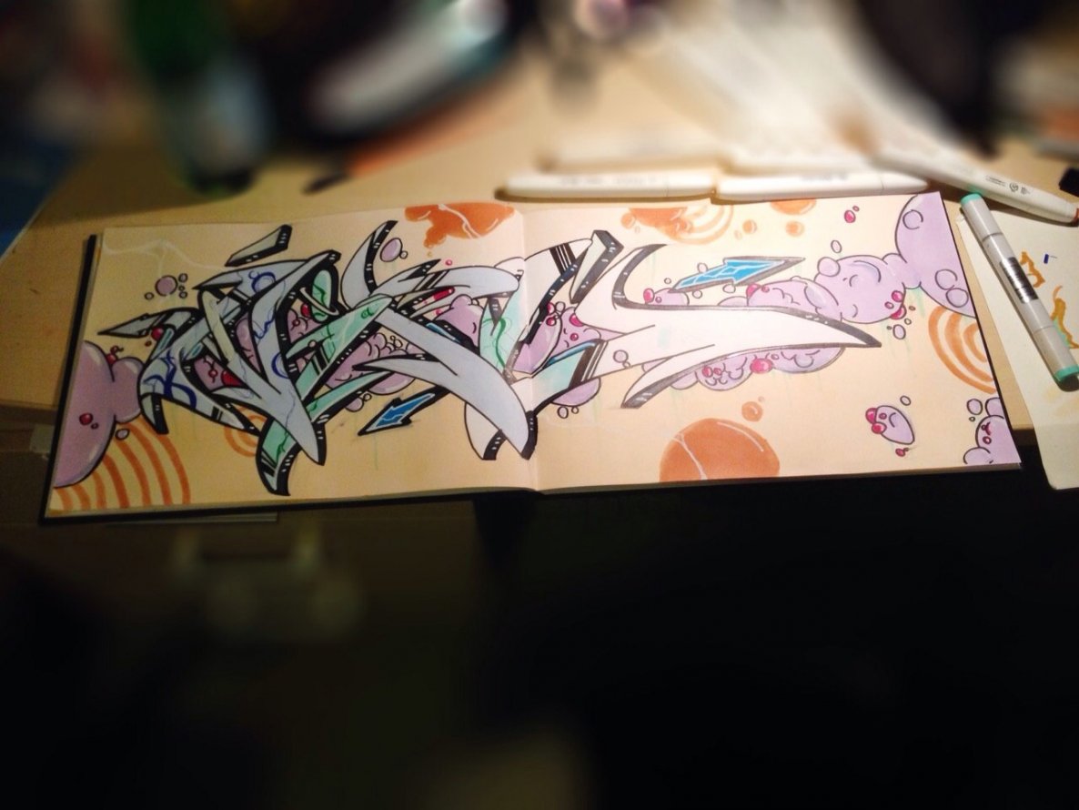 Graffiti Sketch - Photo by Chintz - Nipl145 (2015)