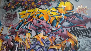 Graffiti Wall in Wiesbaden - Photo by Chintz - Meeting, of, Styles (2015)