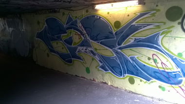 Graffiti Wall in Wiesbaden - Photo by Chintz - Meeting, of, Styles (2015)