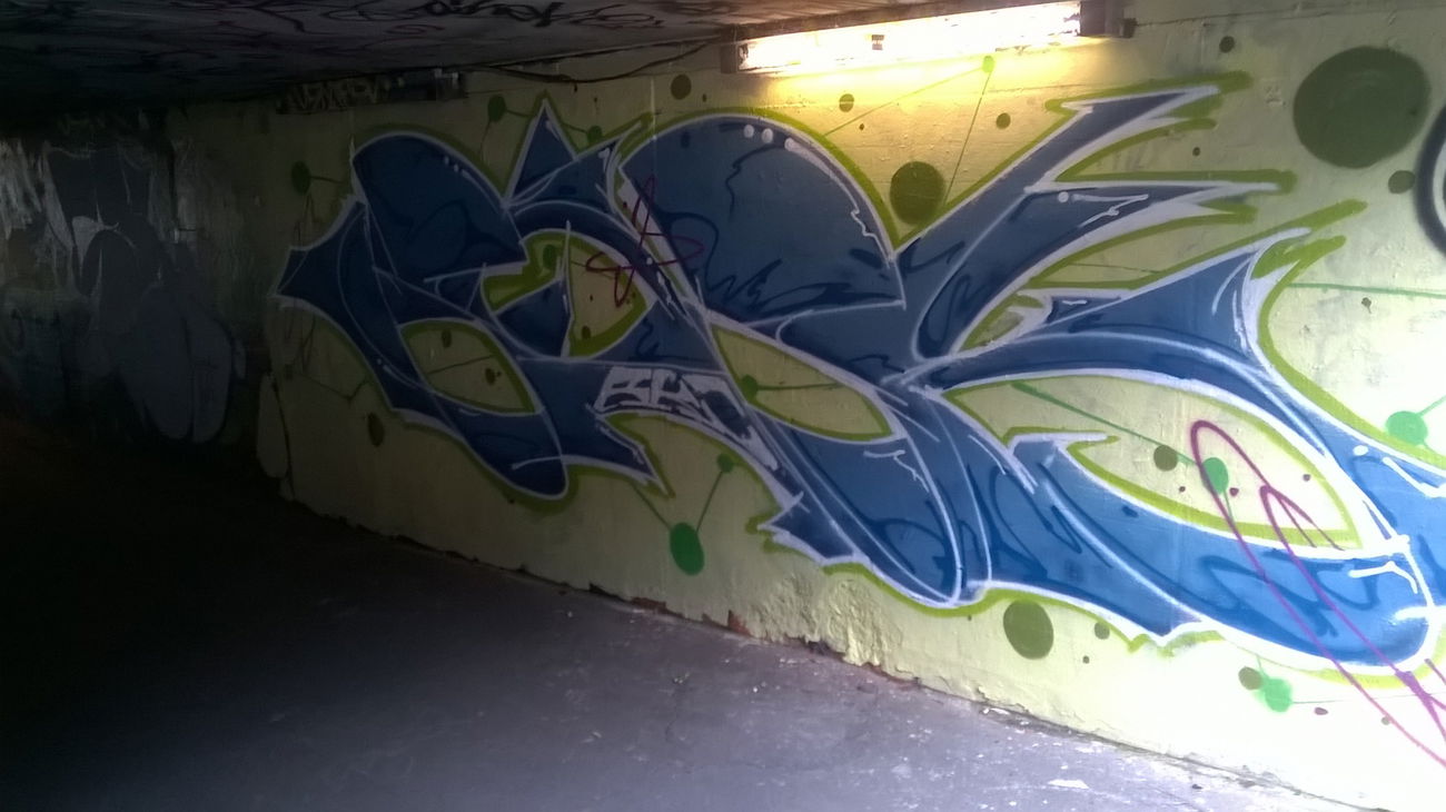 Graffiti Wall in Wiesbaden - Photo by Chintz - Meeting, of, Styles (2015)
