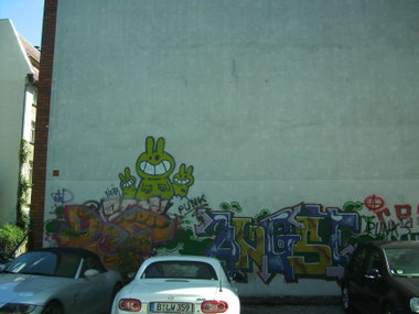 Graffiti Wall in Berlin  - Photo by Chintz