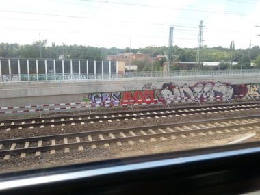 Graffiti Wall in Mainz - Photo by Chintz - Mainz, Hbf