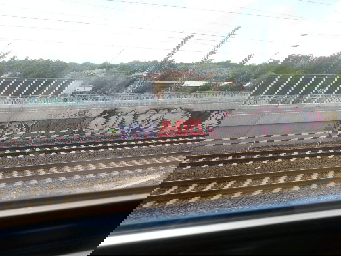 Graffiti Wall in Mainz - Photo by Chintz - Mainz, Hbf