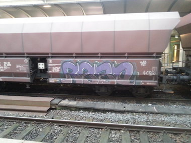 Graffiti Train in Mainz - Photo by Chintz - Mainz, Hbf, Frankfurt