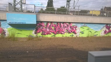 Graffiti Wall in Mainz - Photo by Chintz (2015)