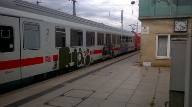 Graffiti Train in Mainz - Photo by Chintz (2015)