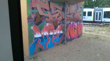 Graffiti Wall in Mainz - Photo by Chintz (2015)