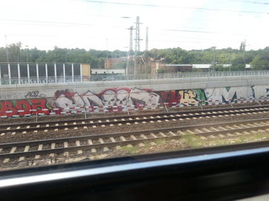 Graffiti Wall in Mainz - Photo by Chintz - Mainz, Hbf