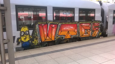 Graffiti Train - Photo by Chintz (2015)