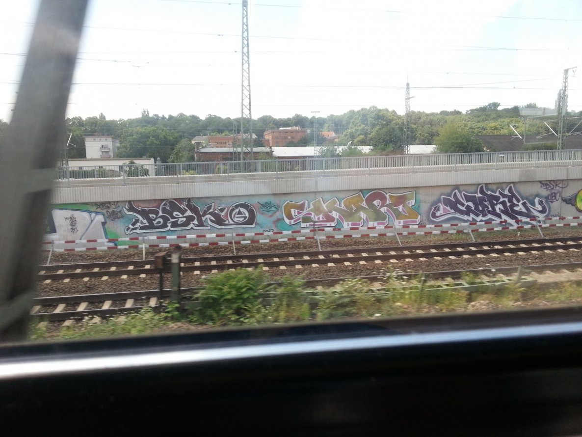 Graffiti Wall in Mainz - Photo by Chintz - Mainz, Hbf