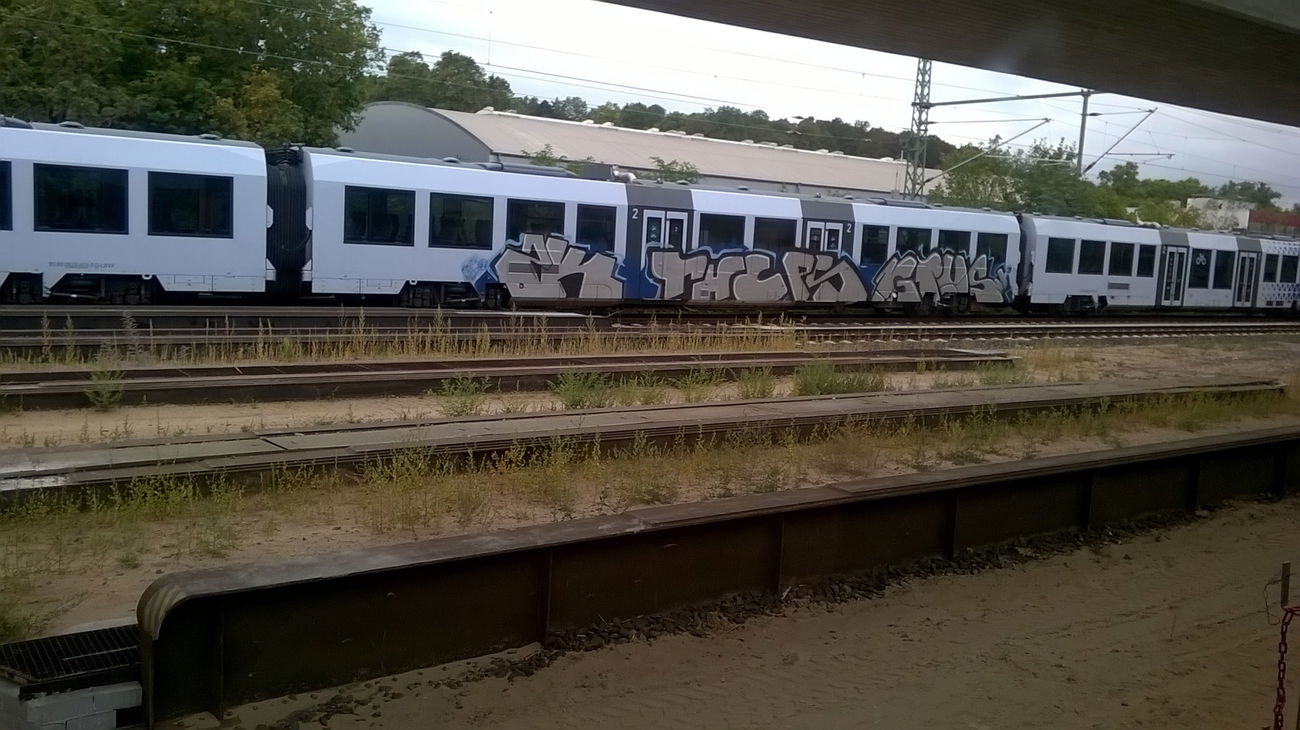 Graffiti Train in Mainz - Photo by Chintz (2015)