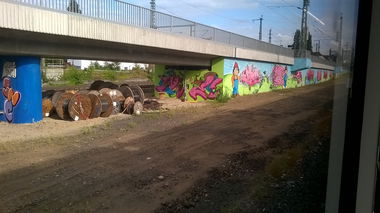 Graffiti Wall in Mainz - Photo by Chintz (2015)