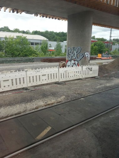 Graffiti Wall in Mainz - Photo by Chintz - Mainz, Hbf