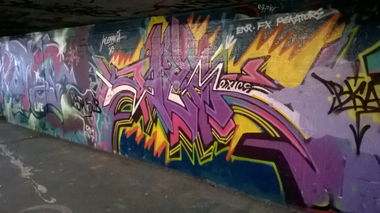 Graffiti Wall in Wiesbaden - Photo by Chintz - Meeting, of, Styles (2015)