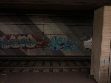 Graffiti Bombing in Frankfurt - Photo by Chintz - Frankfurt, Hauptwache