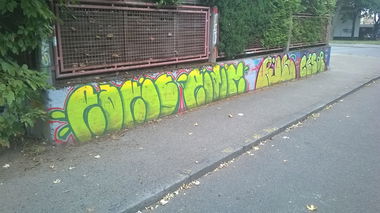 Graffiti Bombing - Photo by Chintz (2015)