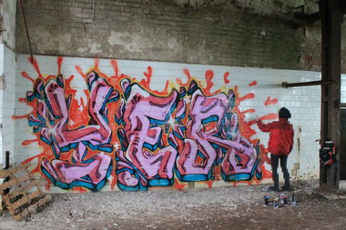 Graffiti Wall - Photo by ChipsAndGravy - YER (2016)