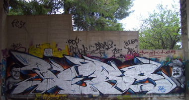 Graffiti Bombing in Athens - Photo by Chris_Tebs
