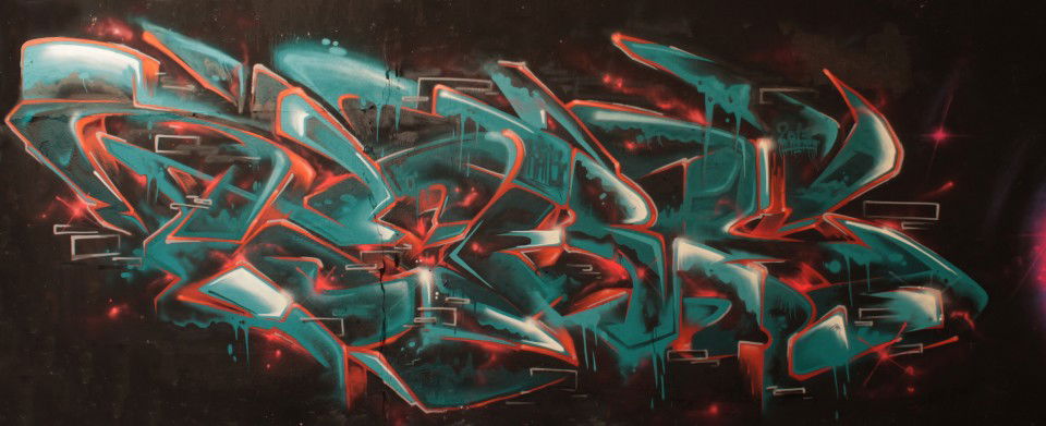 Graffiti Wall in Athens - Photo by Chris_Tebs (2013)