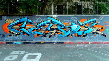 Graffiti Wall in Athens - Photo by Chris_Tebs (2014)