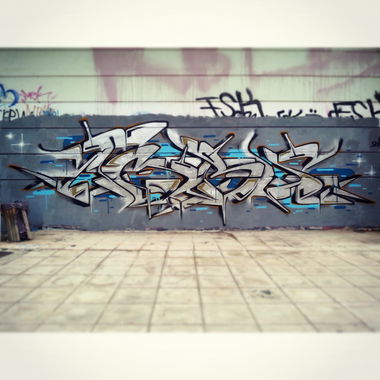Graffiti Wall in Athens - Photo by Chris_Tebs (2014)