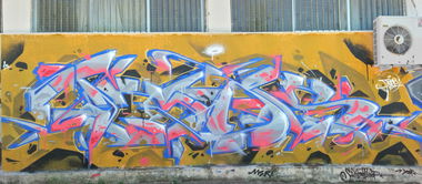 Graffiti Wall in Athens - Photo by Chris_Tebs (2015)