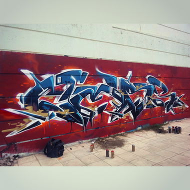 Graffiti Wall in Athens - Photo by Chris_Tebs (2014)