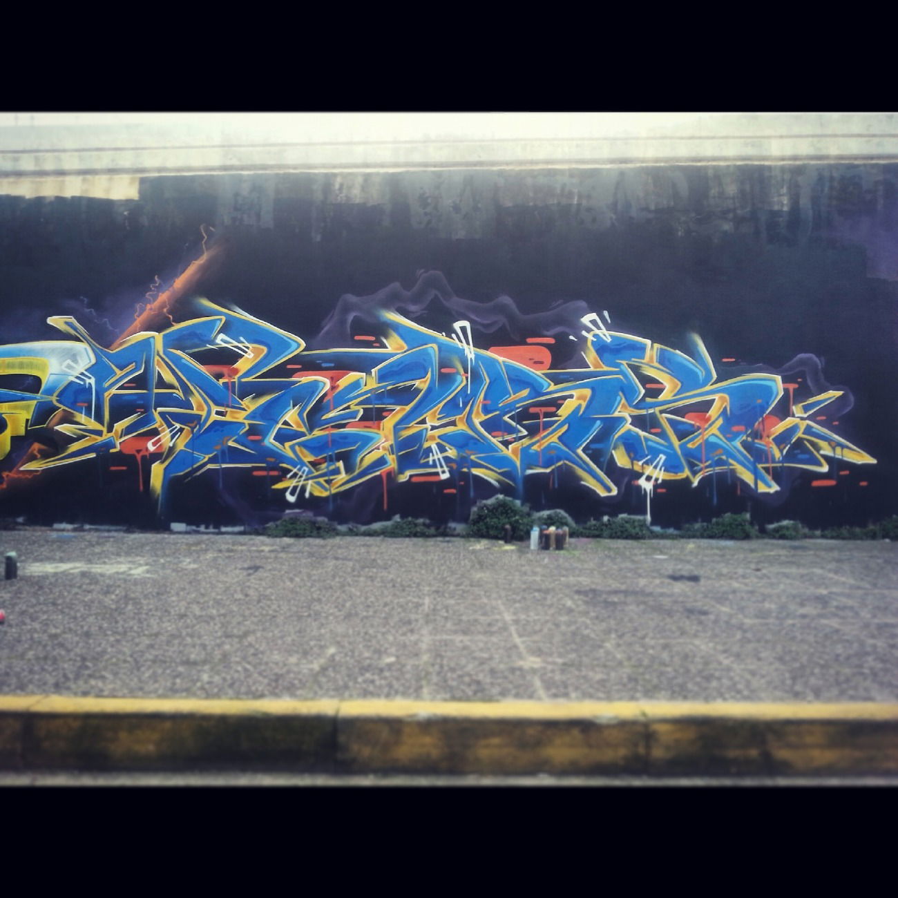 Graffiti Wall in Athens - Photo by Chris_Tebs (2014)