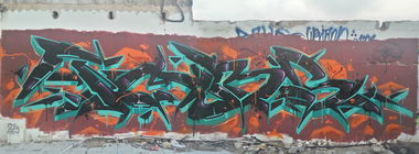 Graffiti Wall in Athens - Photo by Chris_Tebs (2015)