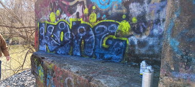 Graffiti Wall in Terre haute in - Photo by Christopher88 - Piece (2023)