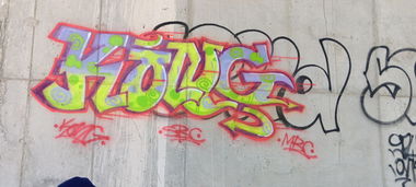 Graffiti Wall in Terre haute in - Photo by Christopher88 (2023)