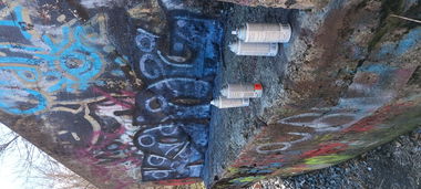 Graffiti Wall in Terre haute in - Photo by Christopher88 (2023)