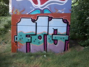 Graffiti Wall - Photo by ChromeSurge - Fog, enderbrücke (2013)